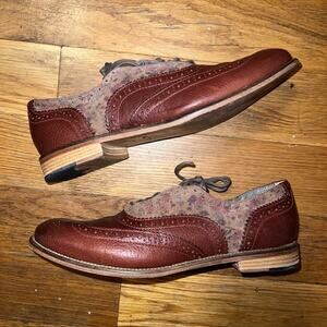 J Shoes Charlie Paprika/Dark Rust Oxfords Women Size 9.5